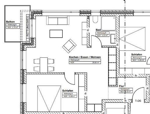 Foto - 2-Zimmer Wohnung in Bocholt sofort verfügbar