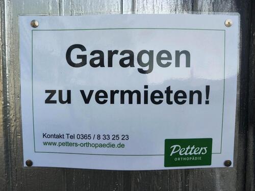 Foto - Mit MwSt ! 13 m2 Lager Garage h~2,6m zu vermieten 07545 Gera