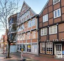 Ansprechende 2,5-Zimmer-Wohnung über zwei Ebenen mitten in der Stadt - Stade