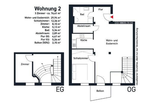 Foto - 2.5 Zimmer Etagenwohnung zur Miete in Stade
