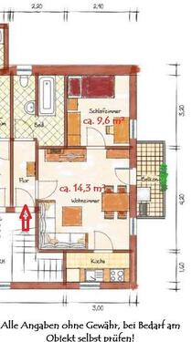 Foto - 2 Zimmer Etagenwohnung zur Miete in Brand-Erbisdorf