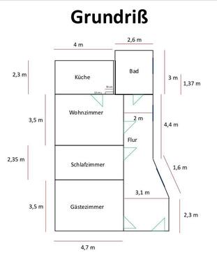 Foto - Etagenwohnung zur Miete in Erfurt