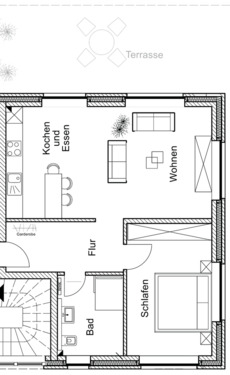 Foto - 2 Zimmer Etagenwohnung zur Miete in Paderborn