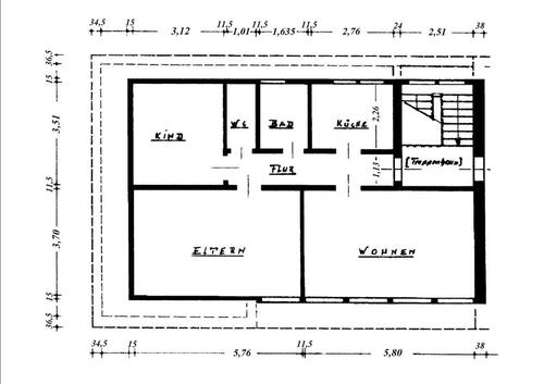 Foto - 2,5-Zimmer-Dachgeschosswhg. in zentr., ruhiger Lage in Sittensen