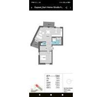 helle 2 Zimmerwohnung, 74 qm, 2 Balkone, Karl-Heine-Str Plagwitz - Leipzig Altwest