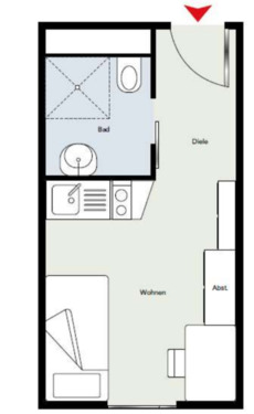 Foto - 1 Zimmer Etagenwohnung zur Miete in Berlin