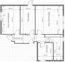 2 ZKB Wohnung 61 qm Bimbach Erstbezug nach Sanierung Souterrain - Großenlüder