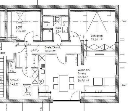 Foto - Dachgeschosswohnung mit Balkon & Stellplätzen in Zifling-Bierl