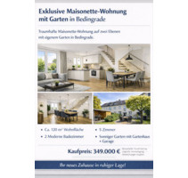 Exklusive Maisonette-Wohnung mit großem Garten Essen Bedingrade