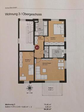 Foto - 3 Zimmer Etagenwohnung zur Miete in Abensberg