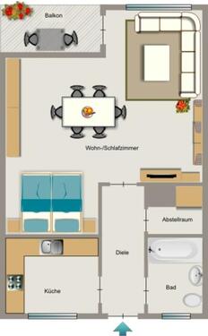 Foto - 1 Zimmer Etagenwohnung zur Miete in Essen