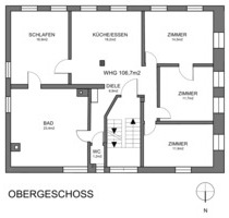 5-Zimmer Wohnung - 1.100,00 EUR Kaltmiete, in Ilshofen (PLZ: 74532)