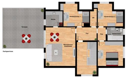 Foto - 4 Zimmer Dachgeschoßwohnung zur Miete in Bad Driburg