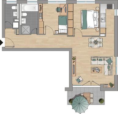 Foto - Etagenwohnung zur Miete in Mainz