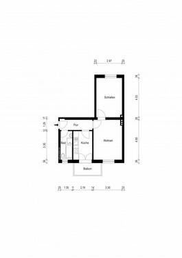 Foto - 2 Zimmer Erdgeschoßwohnung zur Miete in Magdeburg