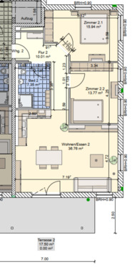 Foto - Etagenwohnung in Poppenhausen (Wasserkuppe) zur Miete