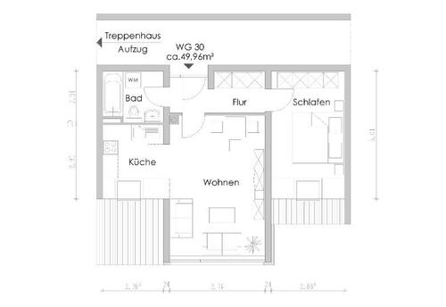 Foto - Etagenwohnung in Norderstedt zur Miete