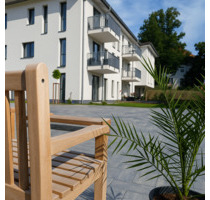 Helle barrierefrei 1 Raumwohnung mit großen Fenstern Blick ins Grüne - Beeskow