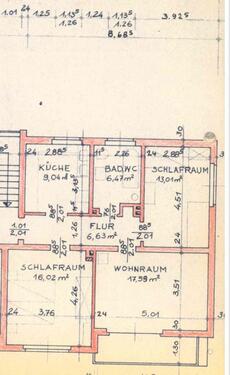 Foto - Teilsanierte 3 Zimmer Küche Bad