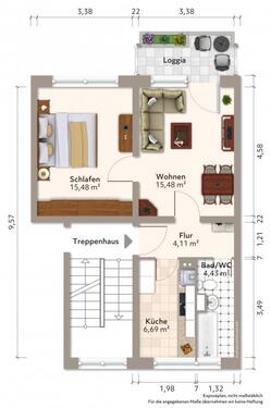 Foto - 2 Zimmer Etagenwohnung zur Miete in Bautzen