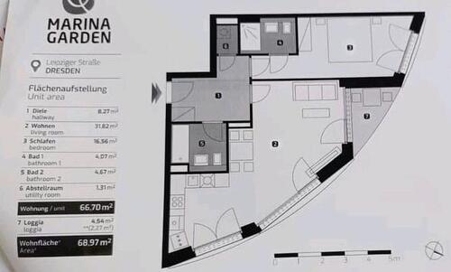 Foto - 2 Zimmer Etagenwohnung in Dresden