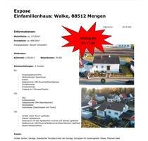 Einfamilienhaus 88512 Mengen - 1.530,00&nbsp;EUR Kaltmiete, ca.&nbsp; 115,62&nbsp;m&sup2; in Mengen (PLZ: 88512)