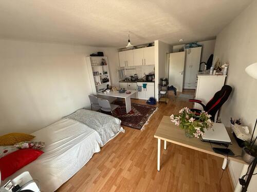 Foto - Teilmöbilierte 1-Zimmer Wohnung mit Balkon und Einbauküche