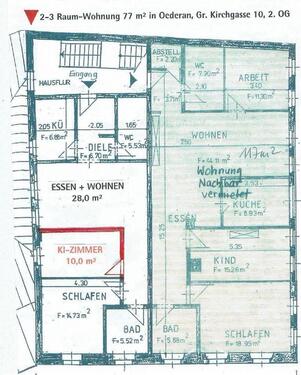 Foto - 2 Zimmer Etagenwohnung in Oederan