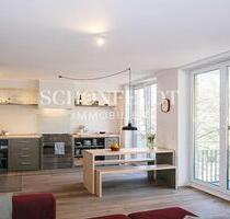 Voll möbliertes Penthouse in grüner Lage mit RIESIGER DACHTERRASSE! - Hamburg Bahrenfeld