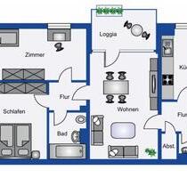 Attraktive 3-Zimmer-Wohnung mit Loggia & Tiefgaragenstellplatz - Duisburg Huckingen