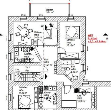 Foto - 3 Zimmer Etagenwohnung zur Miete in Geithain