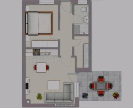 Foto - 2 Zimmer Erdgeschoßwohnung zur Miete in Büsum