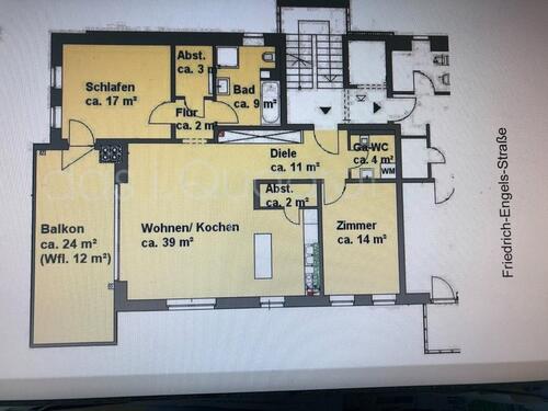 Foto - Etagenwohnung in Stralsund zur Miete