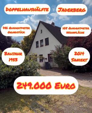 Foto - Doppelhaushälfte in Jaderberg - 249.000,00&nbsp;EUR Kaufpreis, ca.&nbsp; 105,00&nbsp;m&sup2;
