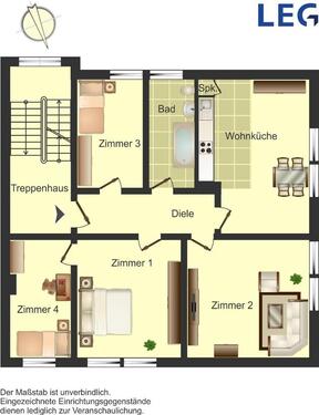 Foto - 3 Zimmer Etagenwohnung in Waltrop