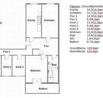 5 Zimmer Wohnung in 21279 Appel, Ortsteil Grauen - Hollenstedt