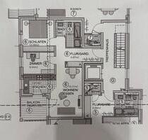Moderne 3-Zimmer Wohnung (68m²) im 2. OG mit Balkon in Crailsheim
