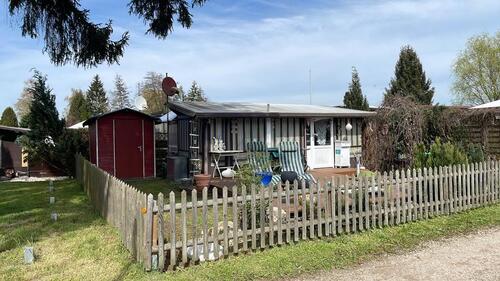 Foto - Gartenhaus inkl. Caravan auf Naturcamp Kauerlach zu verkaufen!