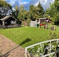 Garten Freizeitgrundstück Ferienhaus direkt an der Bever (Fluss) - Beverungen