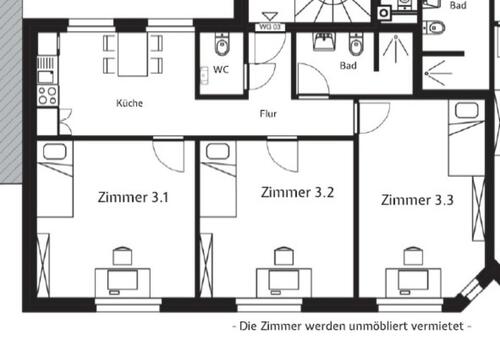 Foto - WG Zimmer zum 01.03.2025 frei - 345,00&nbsp;EUR Kaltmiete, ca.&nbsp; 19,00&nbsp;m&sup2;