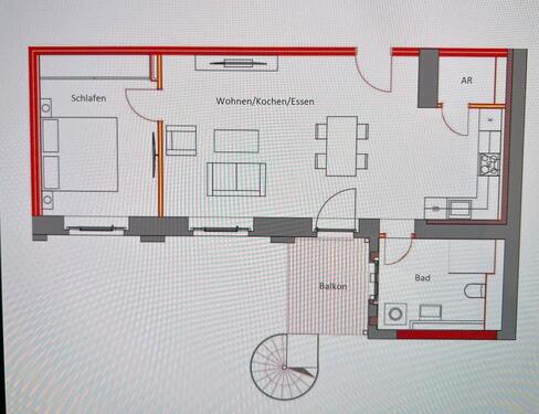 Foto - Schöne 2-Raum-Wohnung zu vermieten