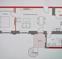 Schöne 2-Raum-Wohnung zu vermieten - Burg