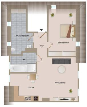 Foto - 2 Zimmer Etagenwohnung in Bitterfeld-Wolfen