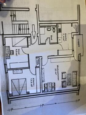Foto - 3 12 Zimmerwohnung in OB-Königshardt zu verkaufen