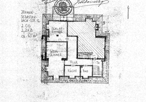 Foto - Helle Ruhige 2 ZKB Südviertel Eisenach