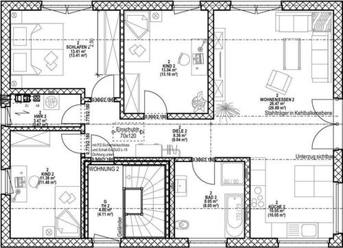 Foto - 4 Zimmer Etagenwohnung in Kempten (Allgäu)