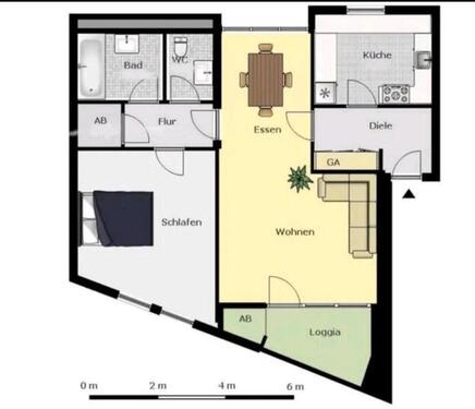 Foto - Top Dusseldorf Flat –70 sqm, furnished 2-room apartment + parking