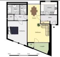 Top Dusseldorf Flat –70 sqm, furnished 2-room apartment + parking - Düsseldorf Stadtbezirk 8