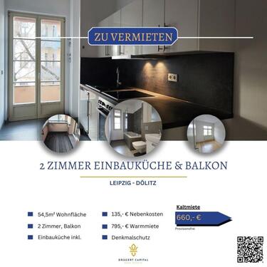 Foto - 2 Zimmerwohnung mit Balkon, Einbauküche sowie modernen Bad
