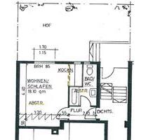 Neu renovierte 1 Zimmer Wohnung in 75175 Pforzheim im EG